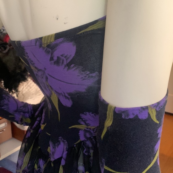 Vintage 80’s Betsey Johnson  punk label dress with matching longe gloves - Picture 5 of 7